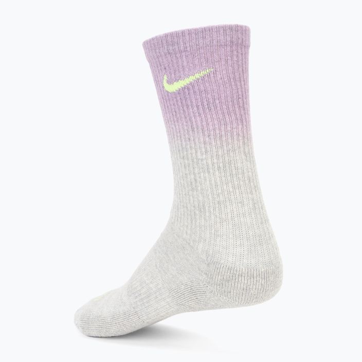 Ponožky Nike Everyday Plus 2 páry viacfarebné/fialové 2