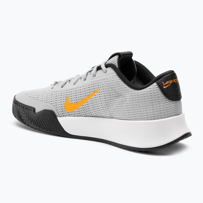 Pánska tenisová obuv Nike Court Vapor Lite 2 Clay wolf grey/laser brange/black 3