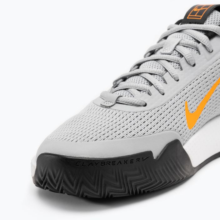 Pánska tenisová obuv Nike Court Vapor Lite 2 Clay wolf grey/laser brange/black 7