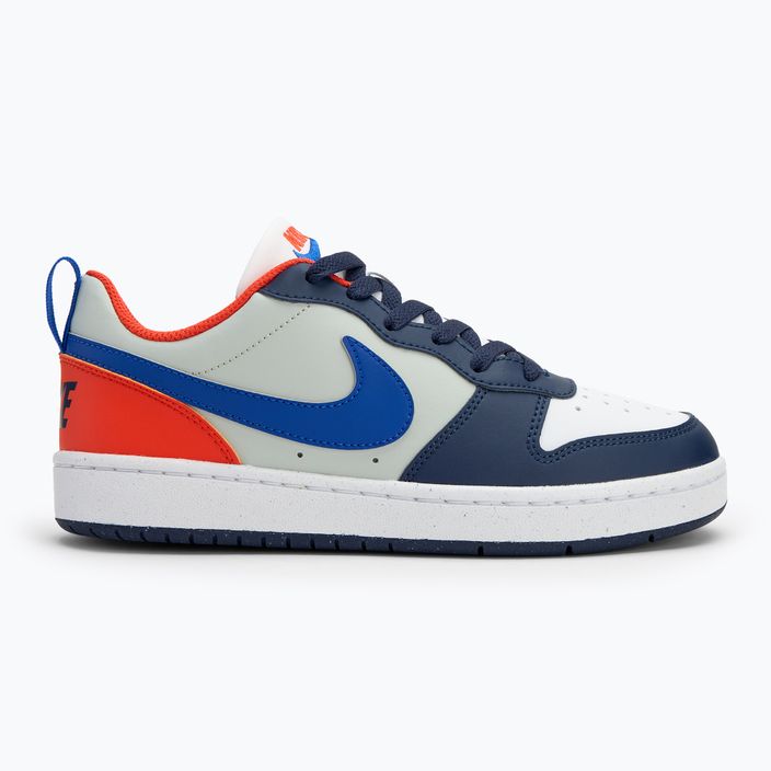 Topánky Nike Court Borough Low Recraft midnight navy/hyper royal/team orange 2