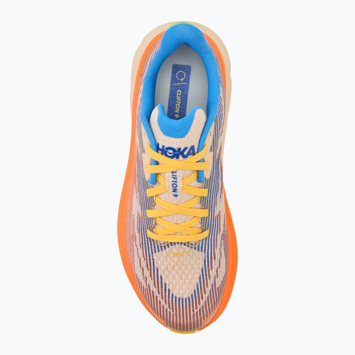 Detská bežecká obuv HOKA Clifton 9 ultramarine/electric tangerine 5