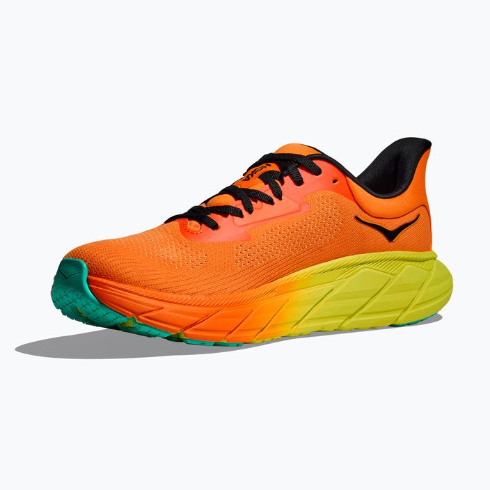 Pánska bežecká obuv HOKA Arahi 7 electric tangerine/black 5