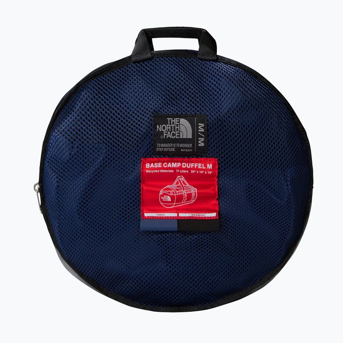 Cestovná taška The North Face Base Camp Duffel M 71 l summit navy/black/npf 4