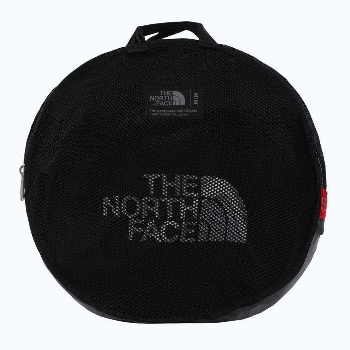 Cestovná taška The North Face Base Camp Duffel M 71 l black/white/npf 3