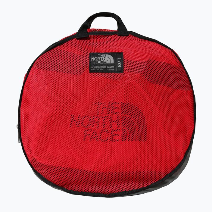 Cestovná taška The North Face Base Camp Duffel L 95 l red/black/npf 3