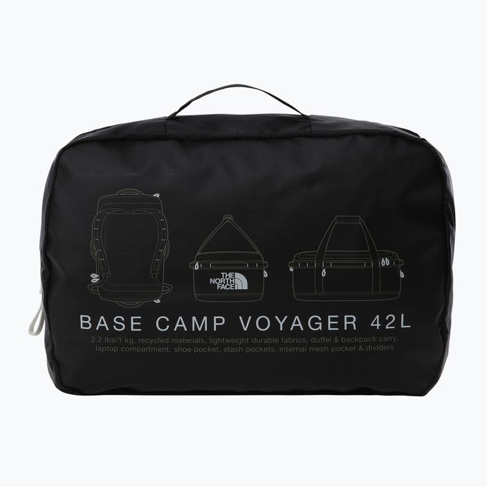 Cestovná taška The North Face Base Camp Voyager Duffel 42 l black/white/npf 5