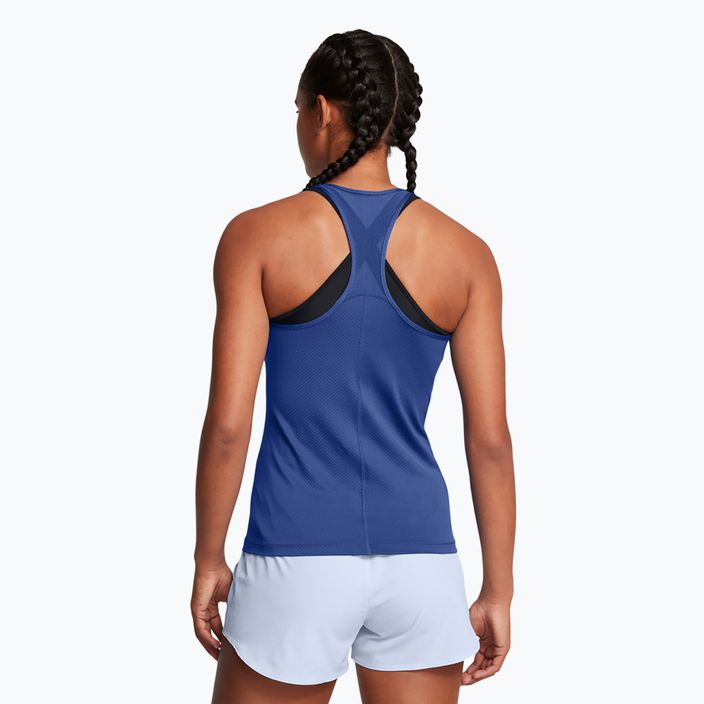 Dámske tréningové tielko Under Armour HeatGear Armour Racer tech blue/white 2