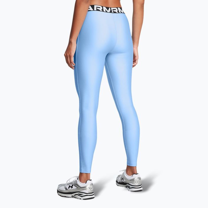 Dámske legíny Under Armour HeatGear horizon blue/white 3