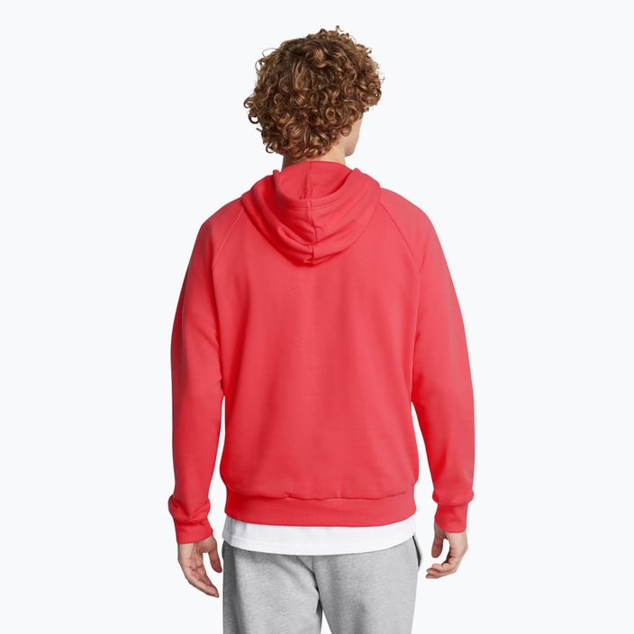 Pánska mikina Under Armour  Rival Fleece Logo HD racer red/inferno red 2