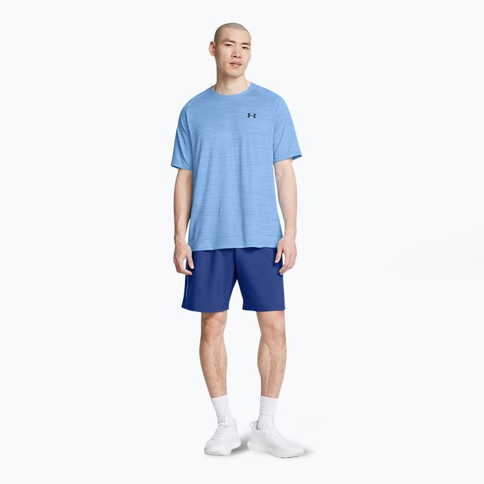 Pánske tréningové šortky Under Armour Woven Wordmark tech blue/horizon blue 2