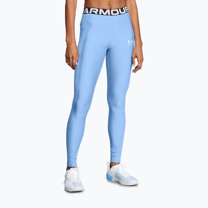 Dámske tréningové legíny Under Armour horizon blue/white