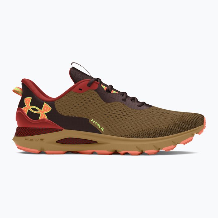 Pánska bežecká obuv Under Armour Sonic Trail coyote/earthen orange/flare orange 2