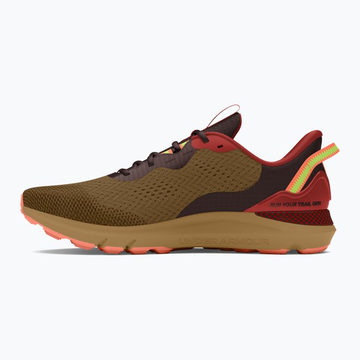 Pánska bežecká obuv Under Armour Sonic Trail coyote/earthen orange/flare orange 3