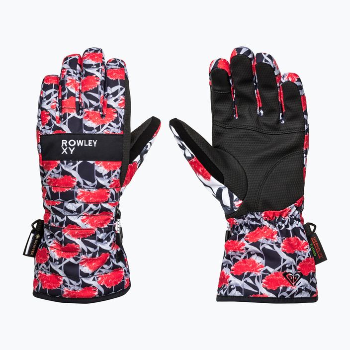 Dámske rukavice na snowboard ROXY Cynthia Rowley 2021 true black/white/red 7