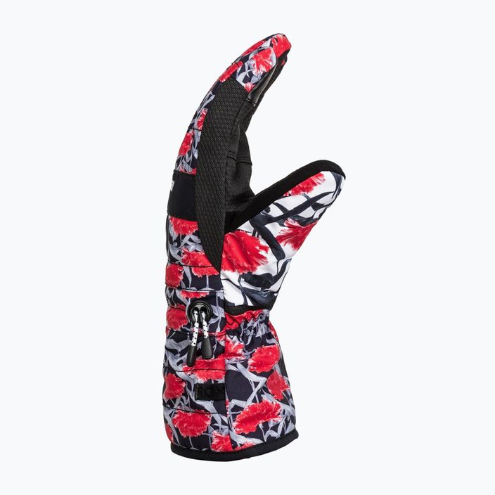 Dámske rukavice na snowboard ROXY Cynthia Rowley 2021 true black/white/red 8