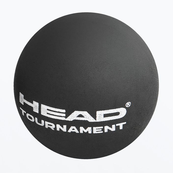 HEAD sq Turnajová loptička na squash čierna 287326 2