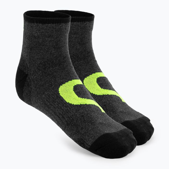 Tenisové ponožky Evoq Trainer graphite/black/yellow