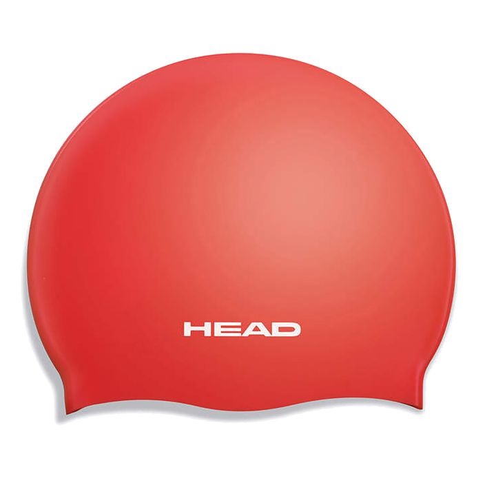 Detská plavecká čiapka HEAD Silicone Flat RD červená 4556 2