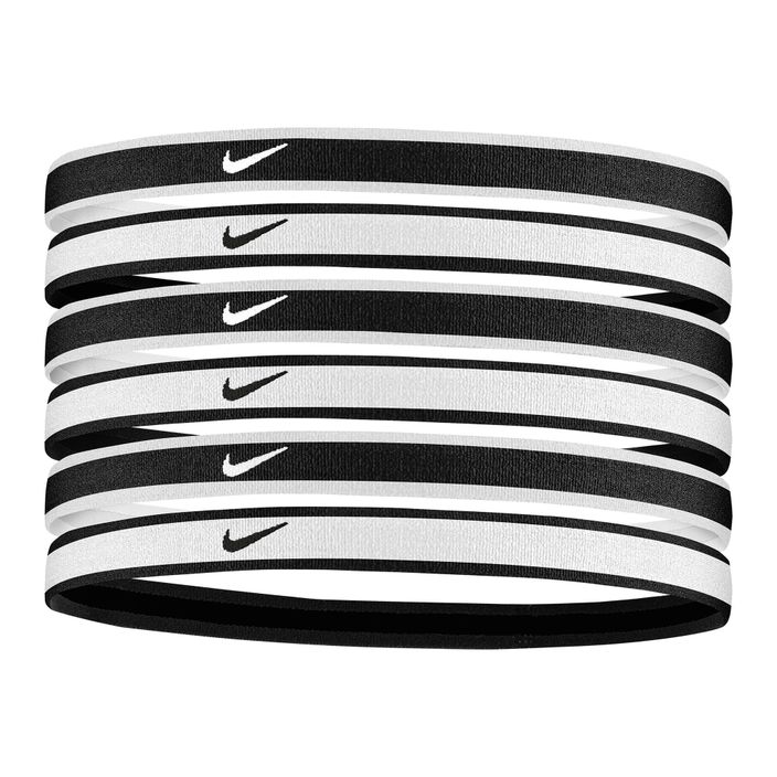 Čelenky Nike Tipped Swoosh Sport 2.0 6 ks čierno-biele N1002021-176 2