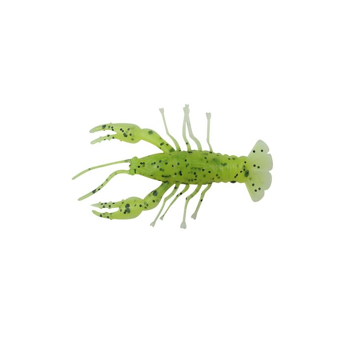 Relax Crawfish 1 Laminovaná gumová nástraha 8 ks chartreuse-black jumbo glitter white CRF1 2
