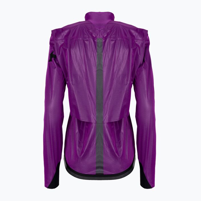 Dámska cyklistická bunda ASSOS Dyora RS Rain purple 12.32.372.4B 2