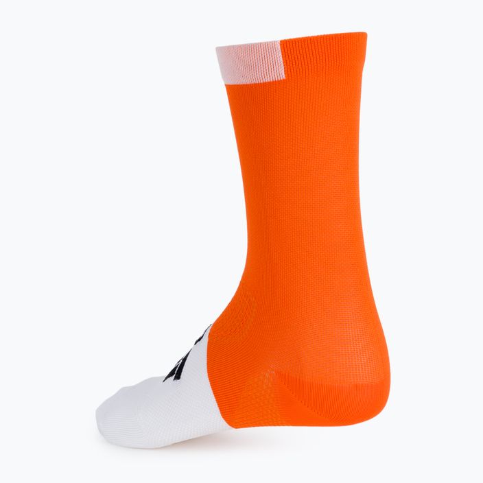 ASSOS GT C2 detské cyklistické ponožky oranžové P13.60.700.3E 2