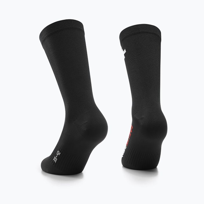 ASSOS RS Targa cyklistické ponožky čierne P13.60.715.10 5