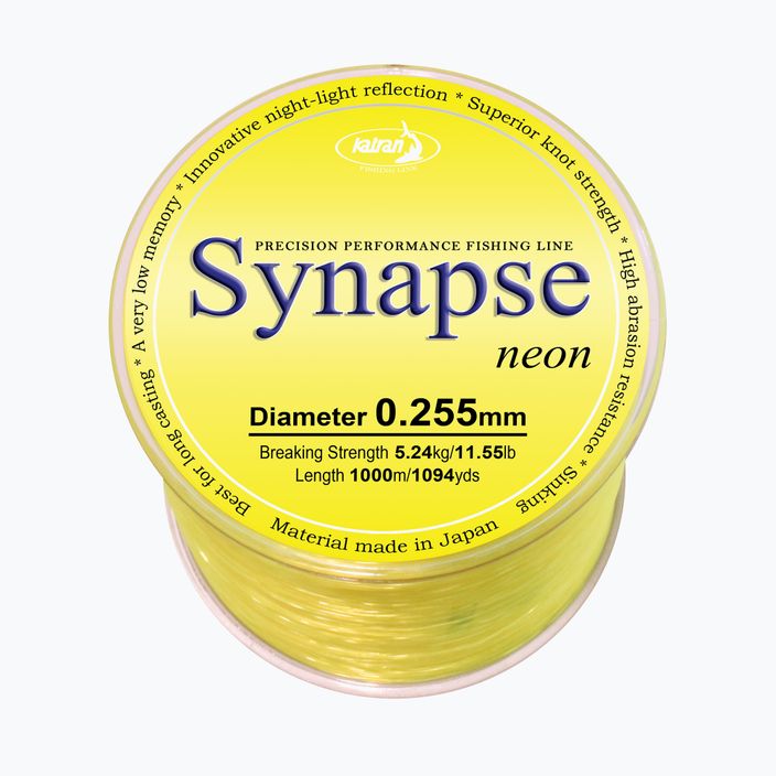 Katran Synapse Neon flu žltý vlasec na lov kaprov