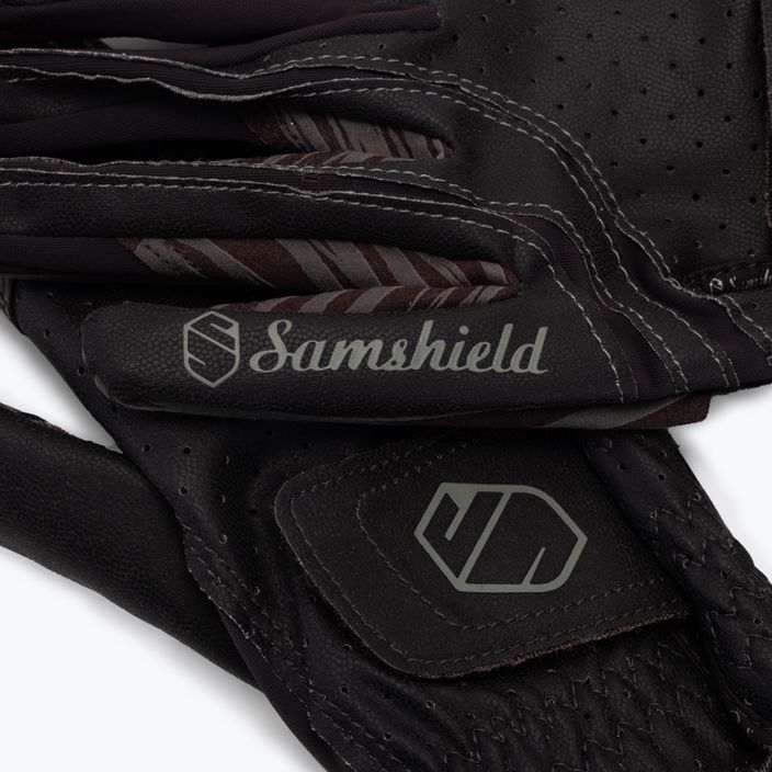 Samshield V-Skin hnedé jazdecké rukavice 11717 4
