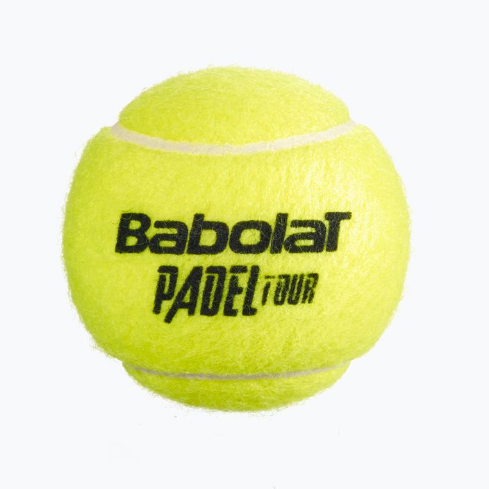 Babolat Padel Tour padelové loptičky 3 ks žlté 149791 2