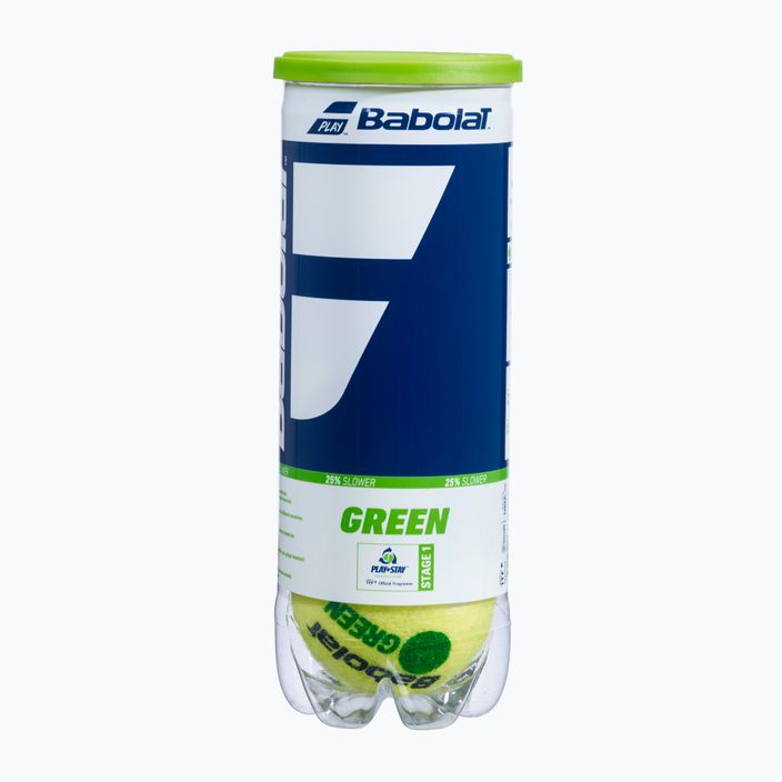 Babolat zelené tenisové loptičky 3 ks žlté 501066 3