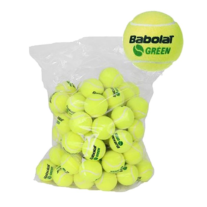 Tenisové loptičky Babolat Green Bag 72 ks. žltá 2