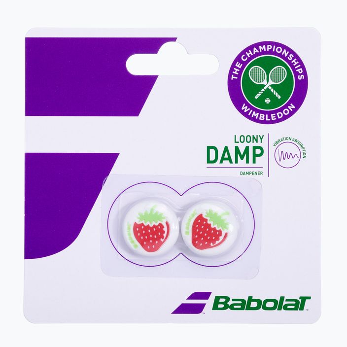 Babolat Strawberry Dampener Wimbledon 2 ks červená a biela 700045 2