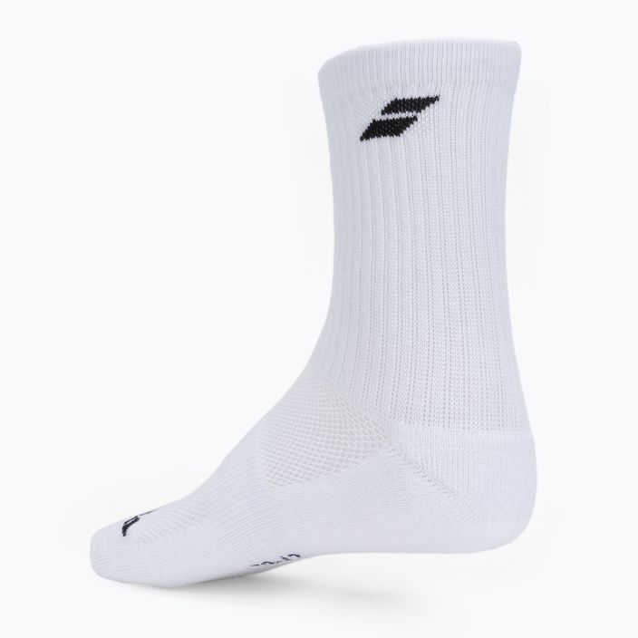 Tenisové ponožky Babolat 3 páry biele 5UA1371 2