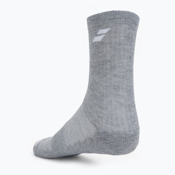 Tenisové ponožky Babolat 3 páry biela/tmavošedá 5UA1371 11