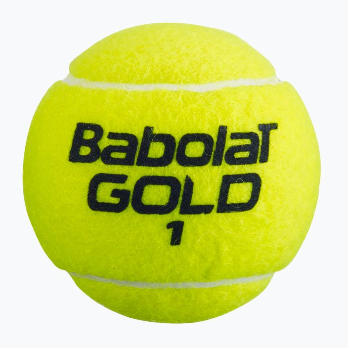 Tenisové loptičky Babolat Gold Championship 4 ks žlté 502082 3