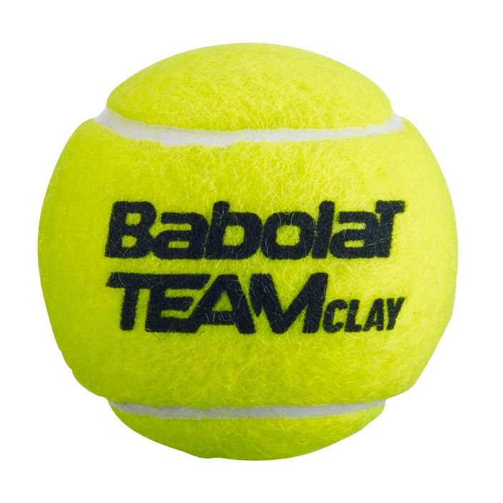 Tenisové loptičky Babolat Team Clay 4 ks žlté 502080 3