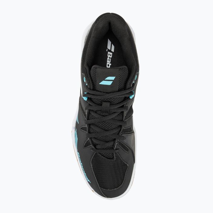 Pánska bedmintonová obuv Babolat Shadow Spirit  black/light blue 5