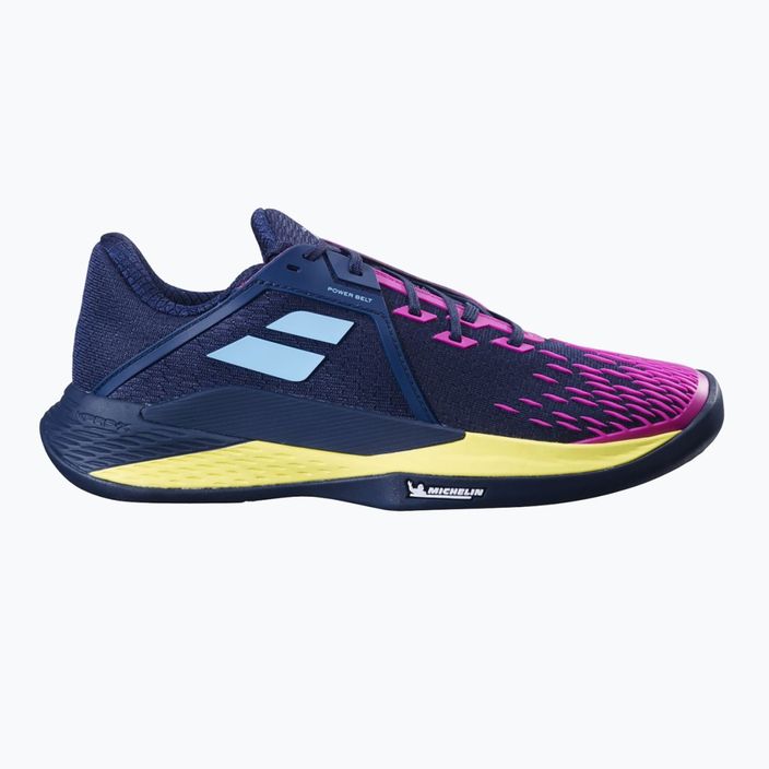 Babolat Propulse Fury 3 Clay dark blue/pink aero pánska tenisová obuv 9