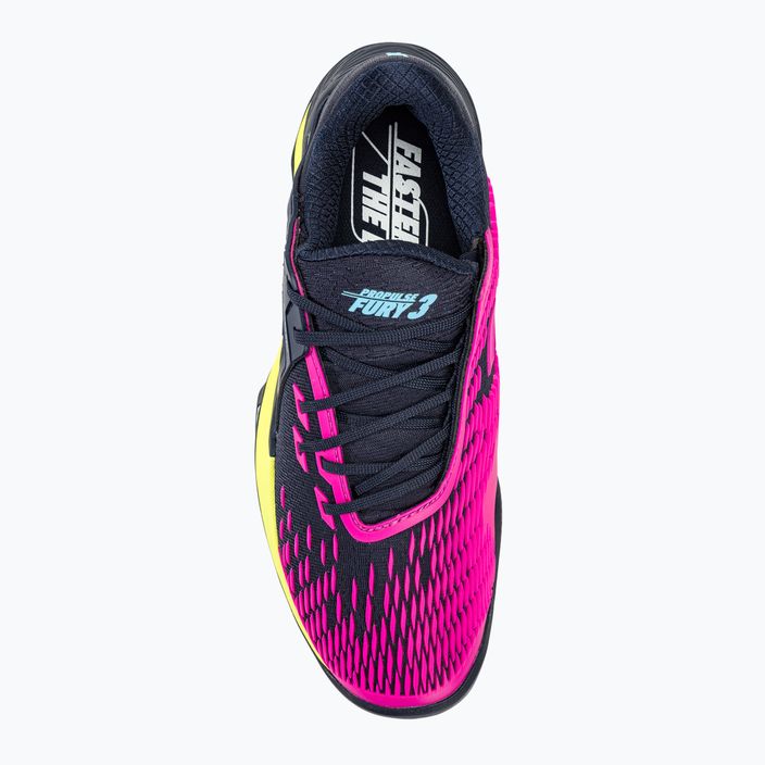 Babolat Propulse Fury 3 Clay dark blue/pink aero pánska tenisová obuv 5