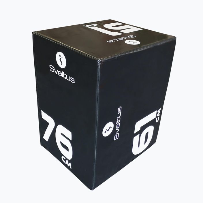 Sveltus Soft Plyobox 3v1 penový plyometrický box čierny 4600 2