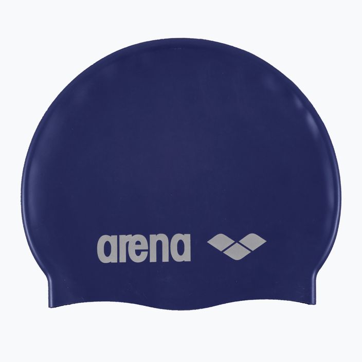 Plavecká čiapka arena Classic Silicone tmavomodrá 91662 2