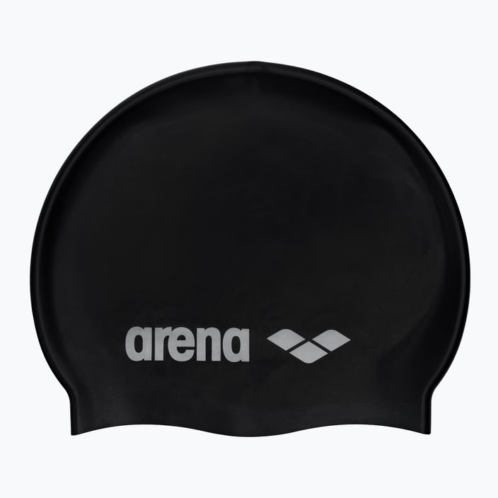 Detská plavecká čiapka arena Classic Silicone čierna 9167