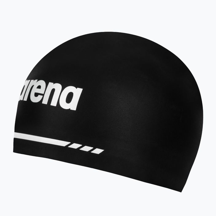 Arena 3D Soft plavecká čiapka čierna 000400/501 2