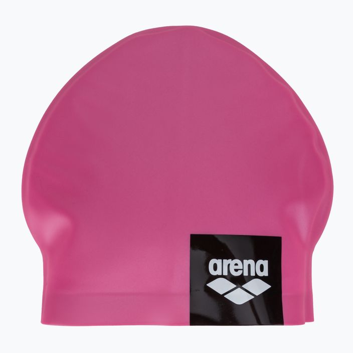 Arena Logo Tvarovaná ružová plavecká čiapka 001912/214