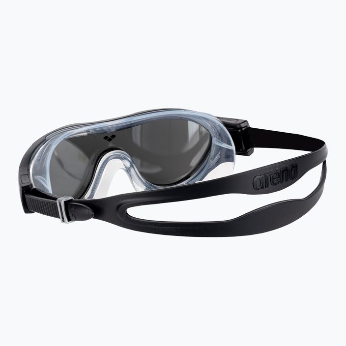 Plávacia maska arena The One Mask Mirror silver/black/black 4