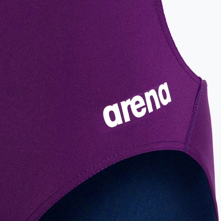 Dámske jednodielne plavky arena Team Challenge Solid purple 4766 3