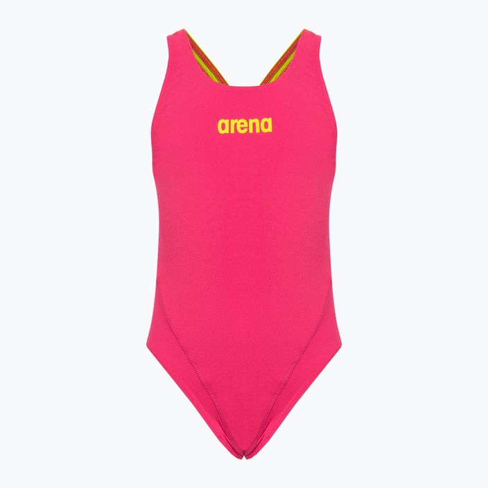 Detské jednodielne plavky arena Team Swim Tech Solid red 4764/96
