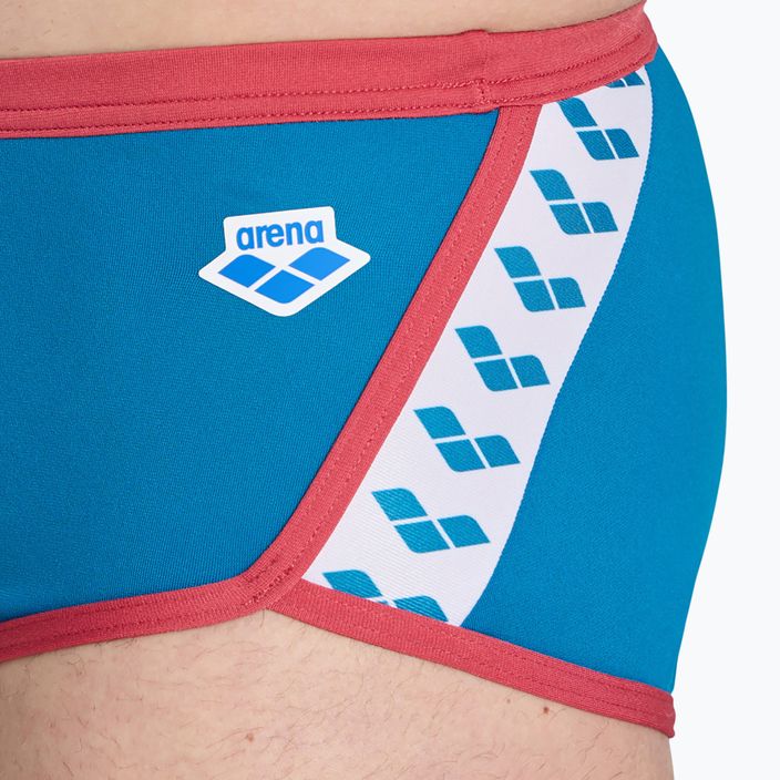Pánske boxerky arena Icons Swim Low Waist Short Solid blue cosmo/astro red 6