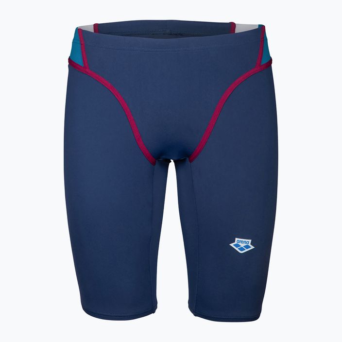 Pánske plavky arena Icons Swim Panel Jammer navy/blue cosmo/white/red fandango